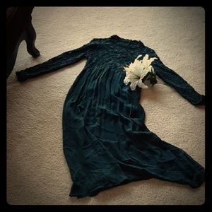 Carole Little green formal dress